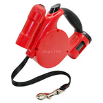 Dog Collar with LED Light and Cleanup Bag